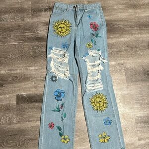 Summer art pants